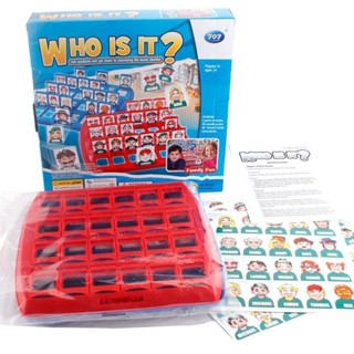 พร้อมส่ง Who is it Board Game - บอร์ดเกม Guess Whoเล่นหมากรุกเกมสมองสำหรับเด็กเดาว่าฉันเป็นใครบอร์ดเกมแสนสนุกของแท้งานดี