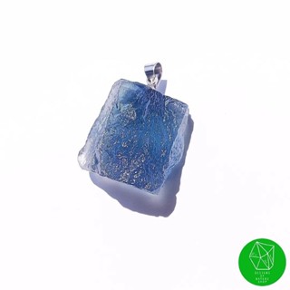 จี้ผลึกฟลูออไรท์สีฟ้า (Blue Fluorite Pendant​)