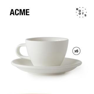 ACME - Flat White 150 ml + Saucer EVO Espresso Range (Set of 6)