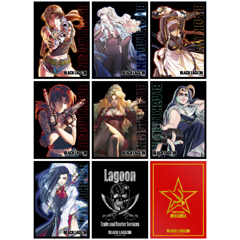 Broccoli Character Sleeve Black Lagoon : Revy, Balalaika, Roberta, Eda, Chenhua, Lagoon Company - ซอ