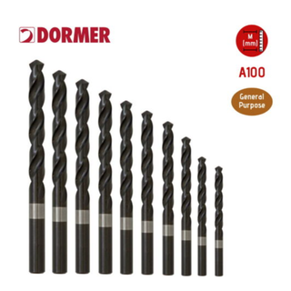 ดอกสว่าน "DORMER" A100  #13/32"-9/16"