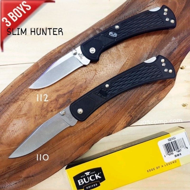 มีด Buck รุ่น Slim 110,112 มีดที่ปรับปรุงใหม่ให้มีนำหนักเบา บาง กระทัดรัด