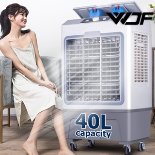 WDF 40L  พัดลมไอเย็น พัดลมไอน้ำเย็น 35L พัดลมระบายความร้อน แอร์เคลื่อนที่  5000㎡ / ชม เสียงรบกวนต่ำ AIR COOLER