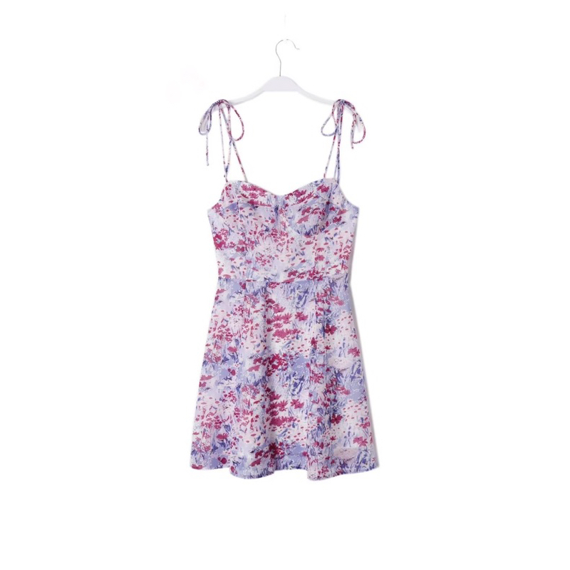 เดรสกระโปรง Lavender Dress🍇