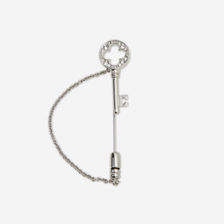 SUIT SELECT Key Silver Lapel Pin