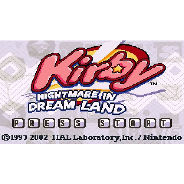 ตลับ GBA Kirby: Nightmare in Dream Land  ตลับผลิตใหม่ ระบบ เซฟ ไอซี ไม่ใช้ถ่าน
