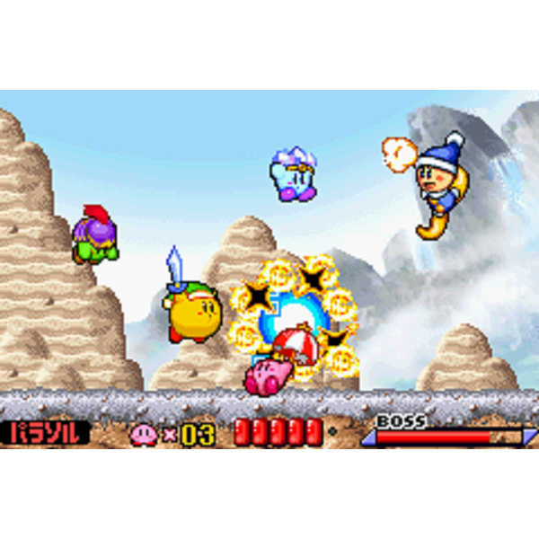 ตลับ GBA Kirby: Nightmare in Dream Land  ตลับผลิตใหม่ ระบบ เซฟ ไอซี ไม่ใช้ถ่าน