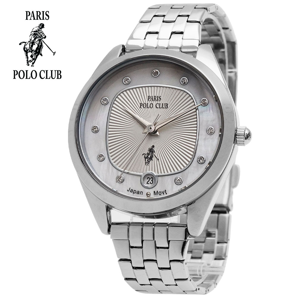 นาฬิกาแฟชั่น นาฬิกาข้อมือผู้หญิง นาฬิกาข้อมือ สำหรับ ผู้หญิง แบรนด์ Paris Polo Club ปารีส รุ่น 220522L