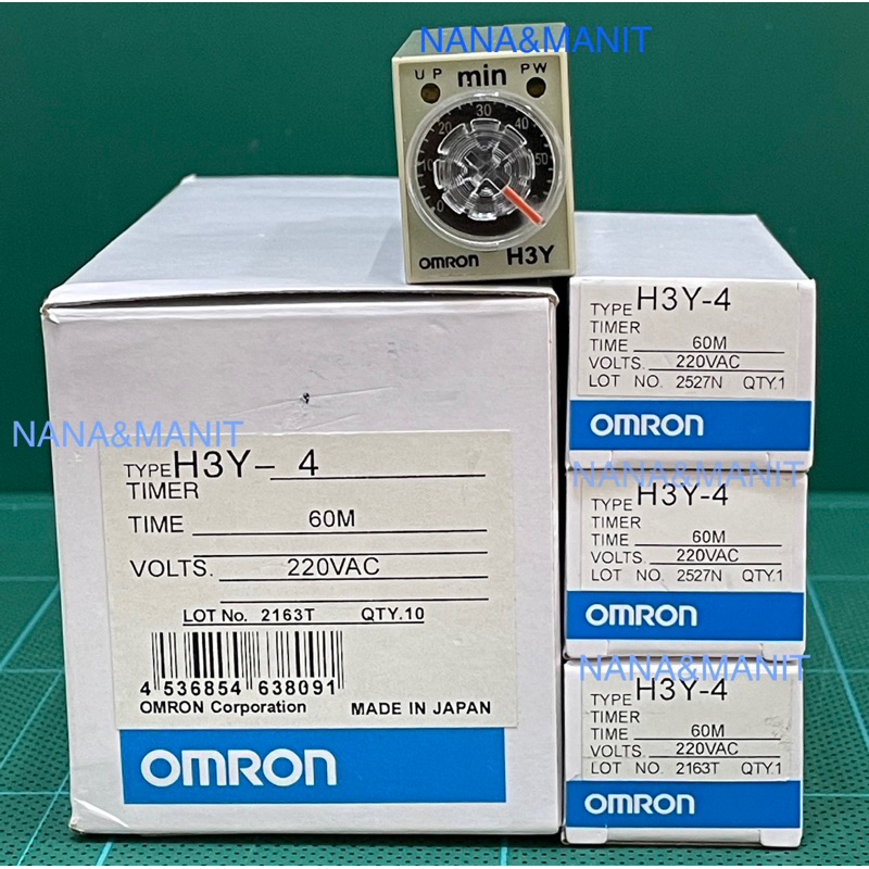 H3Y-4 220VAC MADE IN JAPAN (1S,5S,10S,30S,60S,10M,30M,60M)