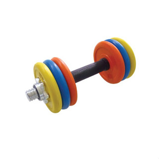 SPORTLAND ดัมเบลชุดยางสีSPL RubberCoatedDumbbell 8 kg. Color (1,600)