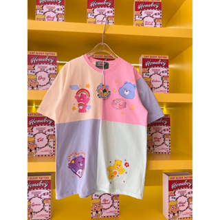 🏠Nothing House🌟เสื้อตัดต่อสีพาสเทล ลาย Care Bear🧸น่ารักงานตรงปกของแท้💯