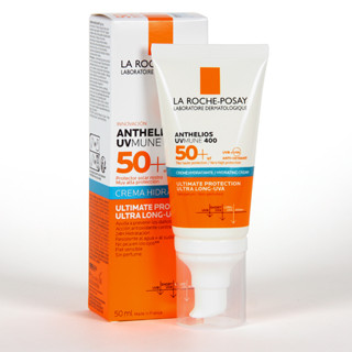 ลา โรช-โพเซย์ La Roche - Posay Anthelios UVMune 400 Hydrating Cream กันแดดค่าปกป้องสูงสุด สำหรับผิวแห้ง 50 ml.