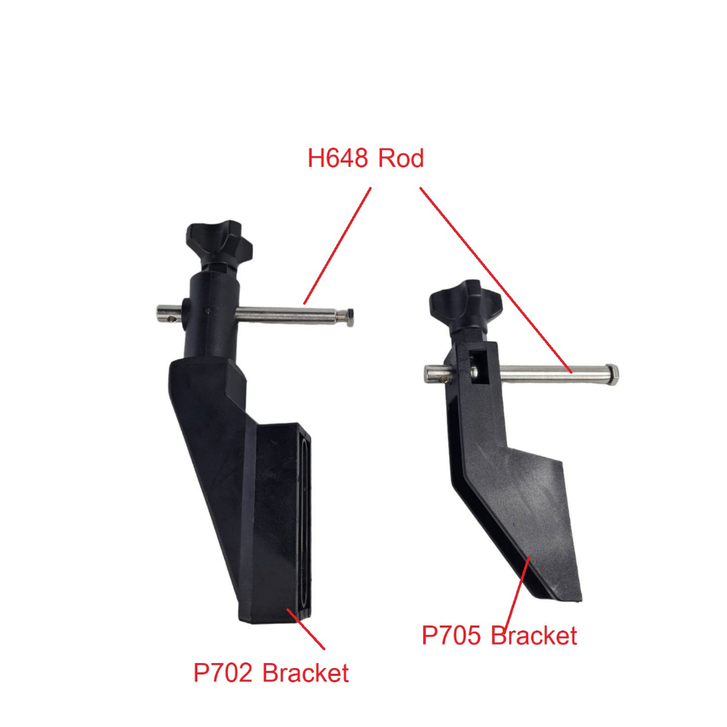 P702 Bracket, P705 Bracket, H648 Rod M8 screw length 110mmตัวประคองกั้นข้างของระบบสายพาน