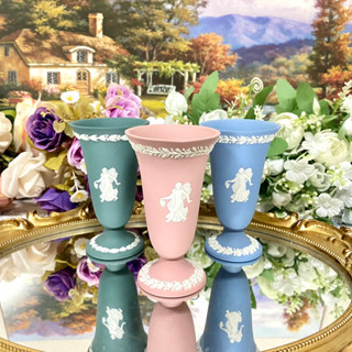 Wedgwood Jasperware Dancing Hours Vase แจกันเล็ก สูง 4 นิ้ว