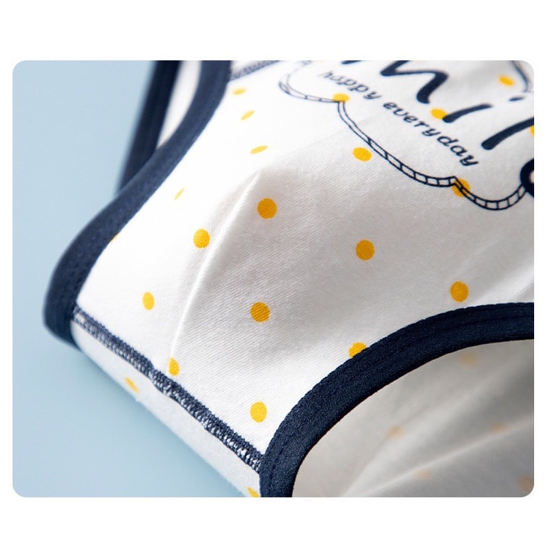 ลด10% โค้ด DDXDECW4 กางเกงในเด็กขาว้าว แพ็ค4ตัว นื้อผ้าคอตตอล - รูปที่ 6