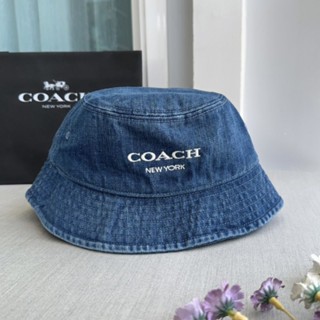 หมวก Coach denim bucket hat แท้100%