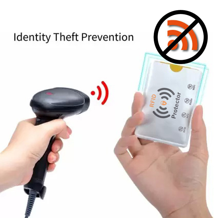 ของแท้ ซองใส่บัตร RFID ป้องกันการโจรกรรมข้อมูล บัตรเครดิต RFID card blocking กระเป๋าใส่บัตรเครดิต RF