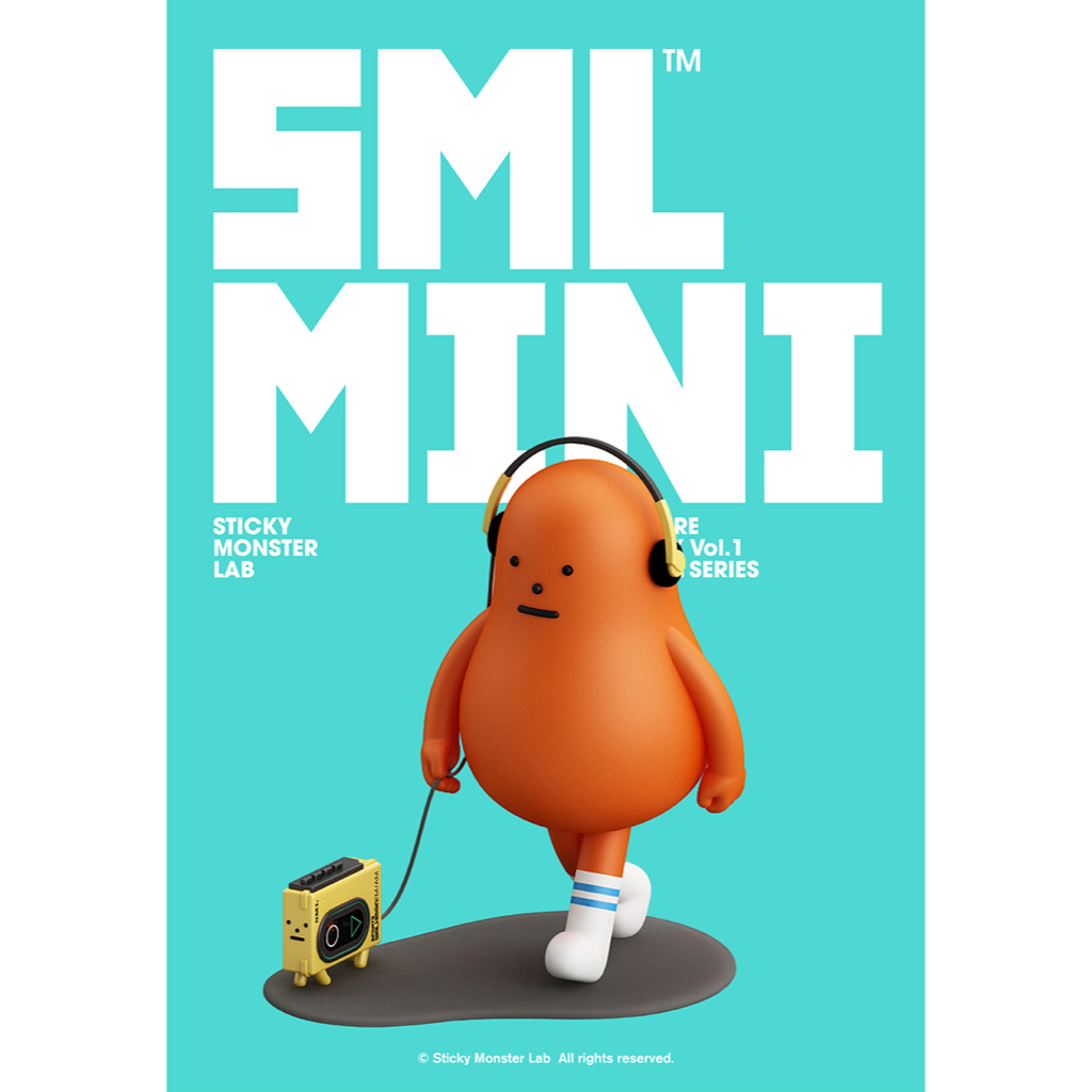 (ยกกล่อง) SML Mini Figure - Sticky Monster Lab - Vol.1 - Walking Series **ลุ้นตัวลับ**