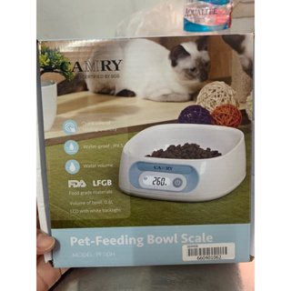 Pet-feeding bowl scale ชาม อาหาร หรือน้ำ ชั่งน้ำหนักได้