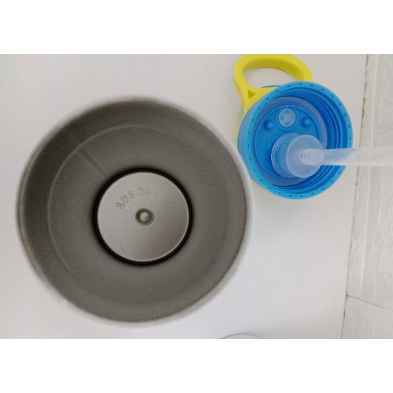 สำหรับสกรีนหมึกซับ กระติกน้ำสแตนเลสหลอดเด้งเก็บอุณหภูมิ มีหูหิ้ว สีสันสดใส ขนาด 350ml. (กระติกเปล่า ไม่รวมสกรีน) ราคา ถูกที่สุด ดีลบีเคเค แกลเลอรีภาพที่ 7