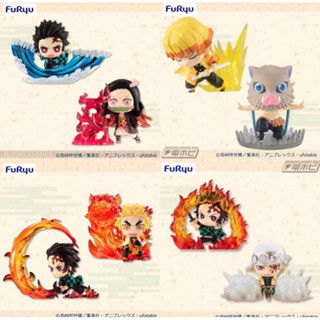 งานแท้ มือ 1 FuRyu Dance Demon Slayer Hold Mini Figure Tanjiro Uzui Kimetsu no yaiba ดาบพิฆาตอสูร