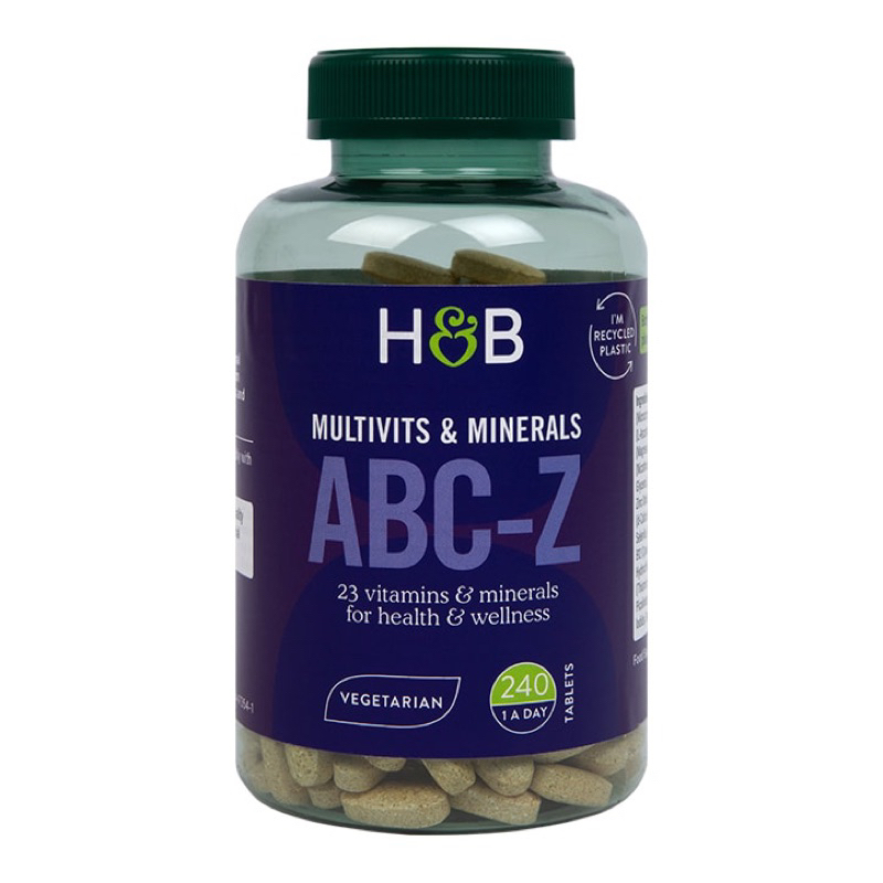 💙แท้💯%จากอังกฤษ🇬🇧Holland & Barrett Multivits& Minerals ABC-Z🌟บำรุงยาวๆ 240 เม็ด✨