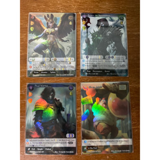 Foil Rare D4K3 Dividing of 4 Kingdoms New Era 3 ระดับ Foil Rare พิเศษ Super Rare SR และ Ultra Rare UR