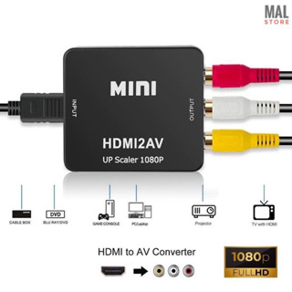 HDMI to AV (RCA) HDMI to AV converter