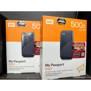 500 GB EXT SSD WD MY PASSPORT SPACE GREY (WDBAGF5000AGY-WESN) ใหม่ ประกัน 3-4 ปี