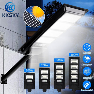 ไฟโซล่าเซล โคมไฟถนน 100W-500W SolarLight ไฟ LED สว่างถึงเช้า ไฟพลังงานแสงอาทิตย์ solar cell