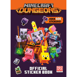 Minecraft Official Dungeons Sticker Book (Minecraft) full-color activity book that features over 500 stickers