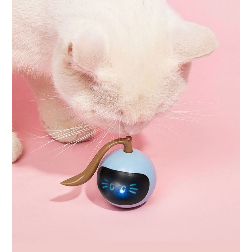 ของเล่นแมว ลูกบอลแมว 360 Degree Self Rotating Cat Toy Ball ของเล่นแมว ของเล่นแมวอัตโนมัติ ลูกบอล