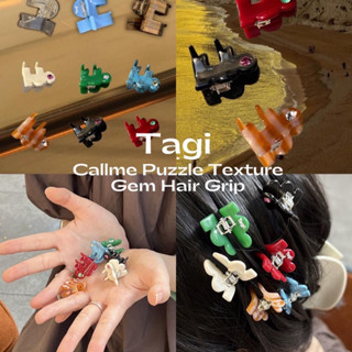 Tagi. Mask Puzzle Texture Hair Grip