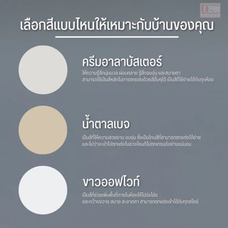 KACEEม่านม้วน (T322) สีขาวออฟไวท์ ม่านกันแสง ทึบแสง Blackout 100% พร้อมใช้งาน ม่านกันยูวี ระบบโซ่ดึง