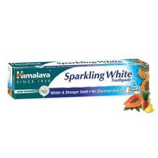 Himalaya Sparkling White ขาวด้วยยาสีฟันสมุนไพร !!!! ไม่มีสารเคมีทำร้ายผิว