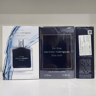 Narciso Rodriguez Bleu Noir For Him Eau De Toilette Extreme 100ml กล่องซีลป้ายไทย