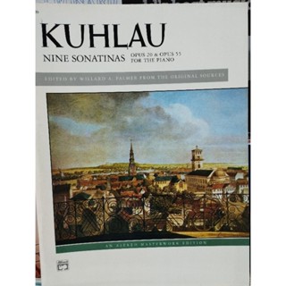 KUHLAU - NINE SONATINAS OP.20 &amp; OP.55 FOR THE PIANO (ALF)038081029993