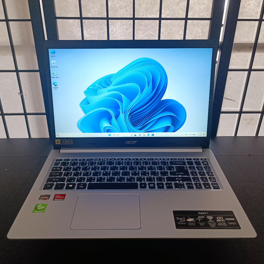 [USED!! มือสอง] Acer Aspire 5 สายทำงาน เร็วลื่น Ryzen 5 5500U Ram 8GB SSD 512GB ขายถูก
