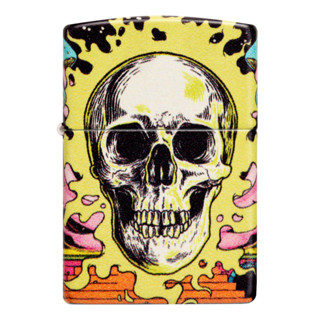 Zippo ไฟแช็กรุ่น 48640  Skull Design ของแท้ รับประกันตลอดชีวิต นำเข้าและจำหน่ายโดยตัวแทนจำหน่าย