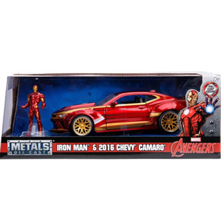 โมเดลรถเหล็ก 1/24 Iron man &amp; 2016 Chevy Camaro [JADA]