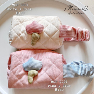 MinnC | 🌷Floral Puffy Bag กระเป๋าเครื่องสําอางค์ MCP0001