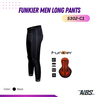 กางเกงปั่นจักรยาน Funkier MEN Long Pants S302-C1