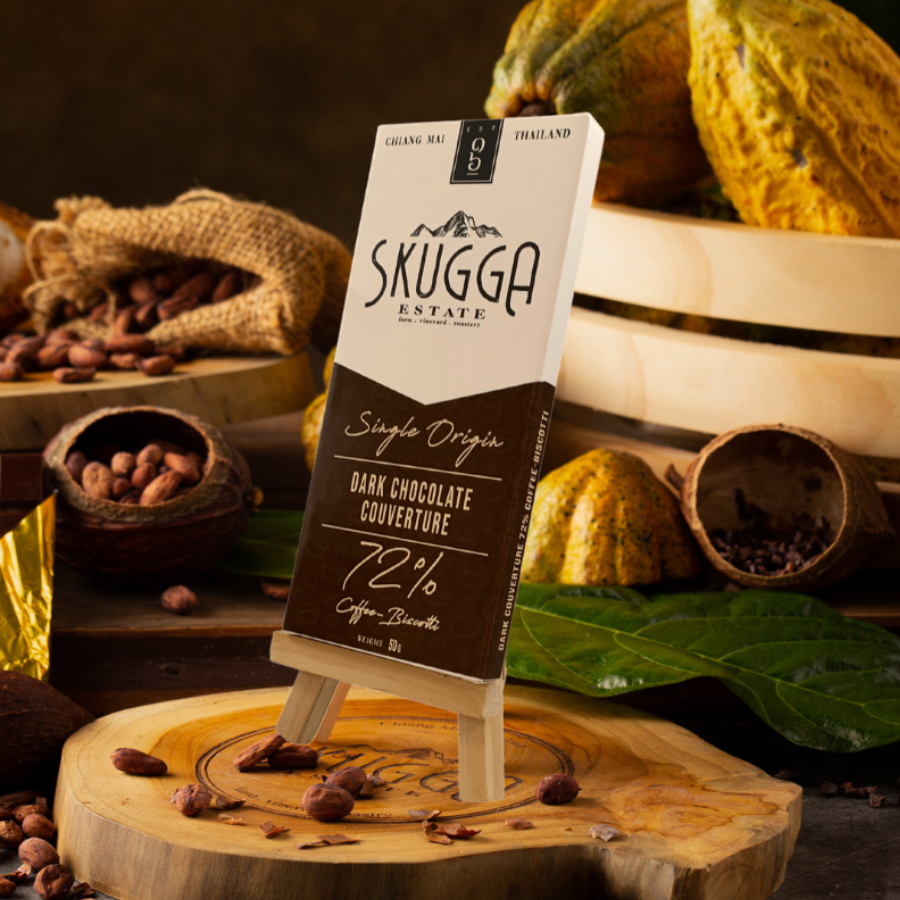 Dark Chocolate - Coffee & Biscotti 72%