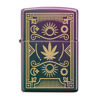 Zippo ไฟแช็กรุ่น 49516  Cannabis Design ของแท้ รับประกันตลอดชีวิต นำเข้าและจำหน่ายโดยตัวแทนจำหน่าย