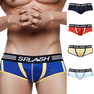 Splash กางเกงในชาย / กางเกงในชายแฟชั่น / กางเกงในแฟชั่น  เซ็กซี่ 5 สี รุ่น SP021 Triple Stripe Boxer Brief