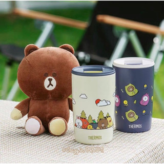 THERMOS TUMBLER Line Friends แก้วสแตนเลสสุญญากาศเก็บอุณหภูมิ