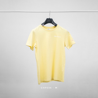 เสื้อ Champions สีพื้น แบรนด์แท้100%ผ้าcottonนิ่มใส่สบาย ไม่ย้วย ใสได้ทั้งชายและหญิง  (TSW-CHP-036)