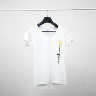 Champions (TSW-CHP-011) เสื้อยืดคอกลม สีพื้น แบรนด์แท้ 100%ผ้าcottonนิ่มใส่สบาย ไม่ย้วย