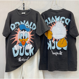 ์New in⚡️เสื้อยืดผ้าฟอก Unisex Cotton 💯 งานใหม่ ทำเก่า ผ้าฟอกเฟดนุ่มไร้ตะเข็บข้าง สกรีนจม หน้าหลัง ⚡️⚡️