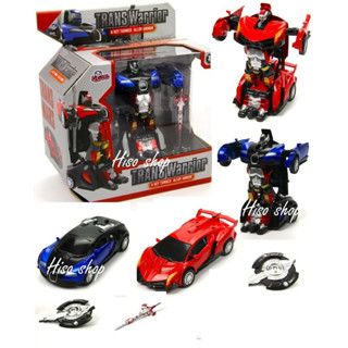 Auto TransWarrior Transformer ทรานฟอเมอร์ หุ่นยนต์แปลงร่างเป็นรถ ***คละสีส่ง***